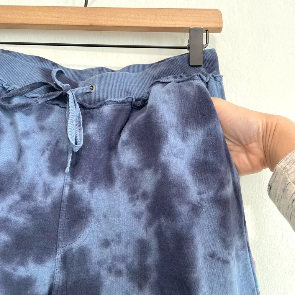Sundance Moonlight Sky Tie Dye Floral Embroidered Sweatsuit Set